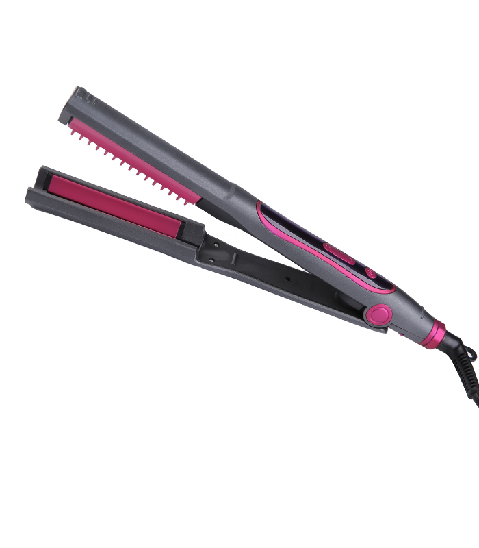 3-in-1-Haarglätter, Lockenwickler, Wellen-Härtungsflacheisen ZR-1090 Großhandel für Private-Label-Haarlockenwickler und -glätter, Welle